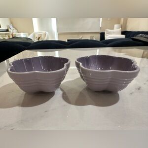 NEW Le creuset mini flower bowls, bluebell purple